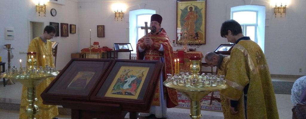 Неделя 6-я по Пасхе, о слепом, служба во Владимирском храме